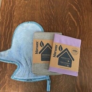 NEW Norwex Household Bundle Dusting Mitt, Window & EnviroCloth